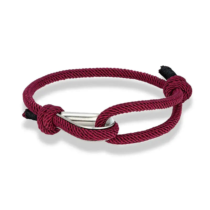 Bold Adventure Bracelet - Wine red