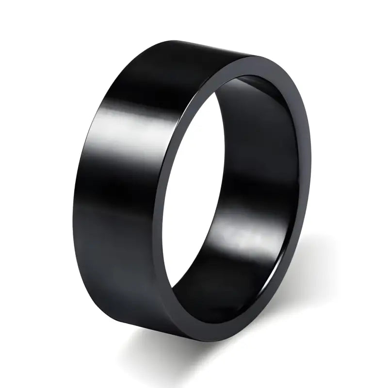 Minimalist Vintage Round Stainless Steel Mens Rings Simple Trendy For Male Boyfriend Biker Jewelry Creativity Gift