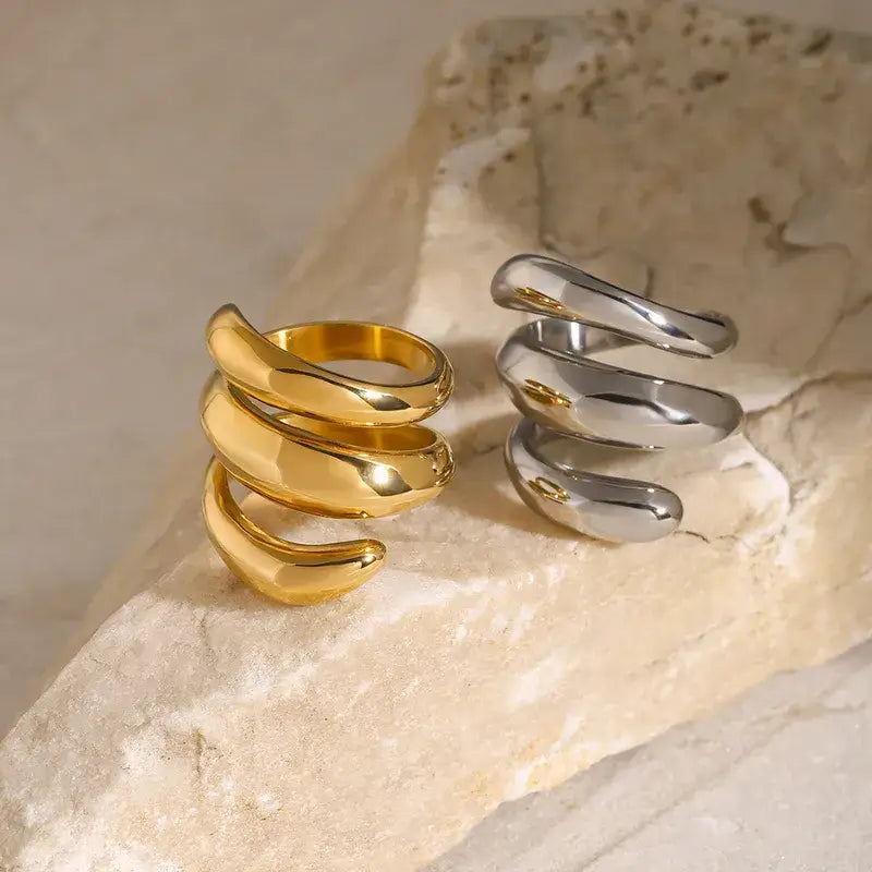 Bold Spiral Ring - Jewelry