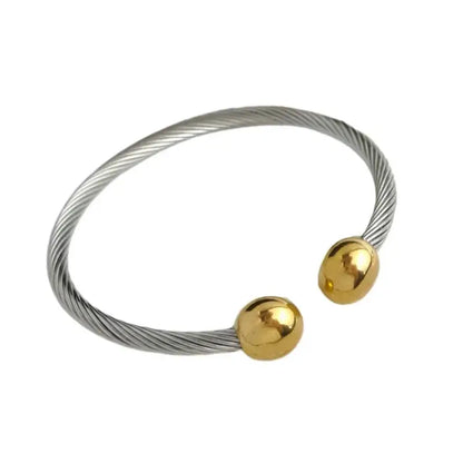 Cable Twist Bangle