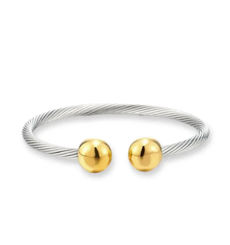 Cable Twist Bangle - Jewelry