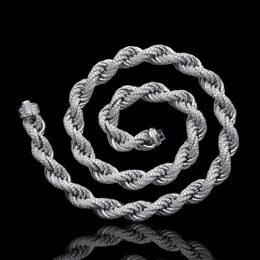 Chains of Purpose Moissanite Rope Necklace - Jewelry