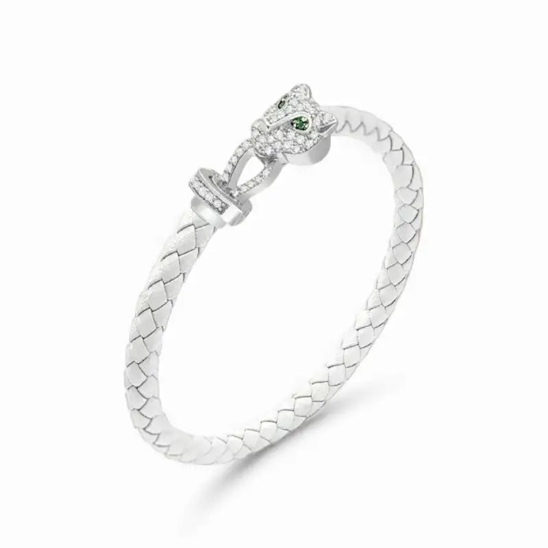 Cheetah Bangle Trio — Red & White Edition - Jewelry