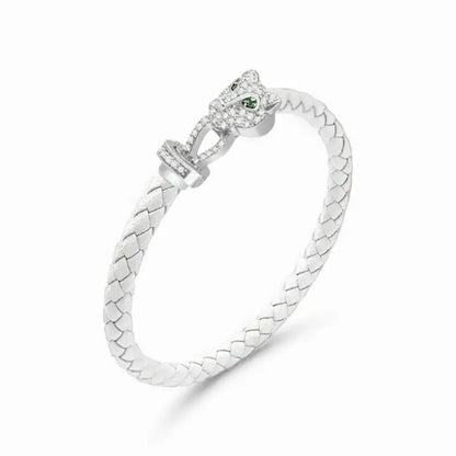 Cheetah Bangle Trio — Red & White Edition - Jewelry