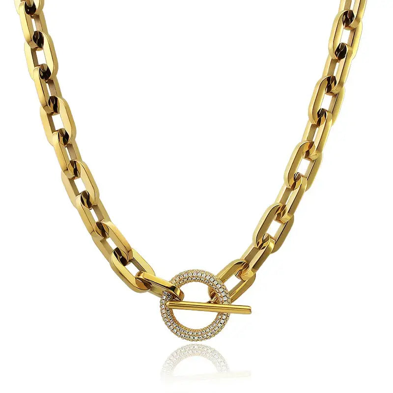 Circle Of Life Toggle Clasp Necklace