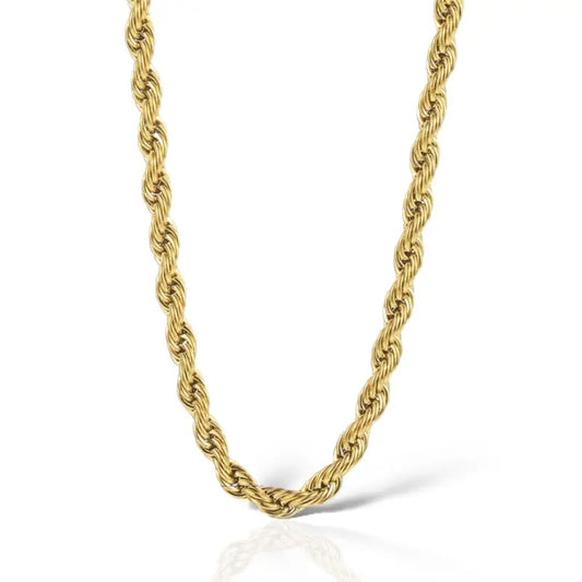 Classic Rope Chain Necklace 3mm - Jewelry