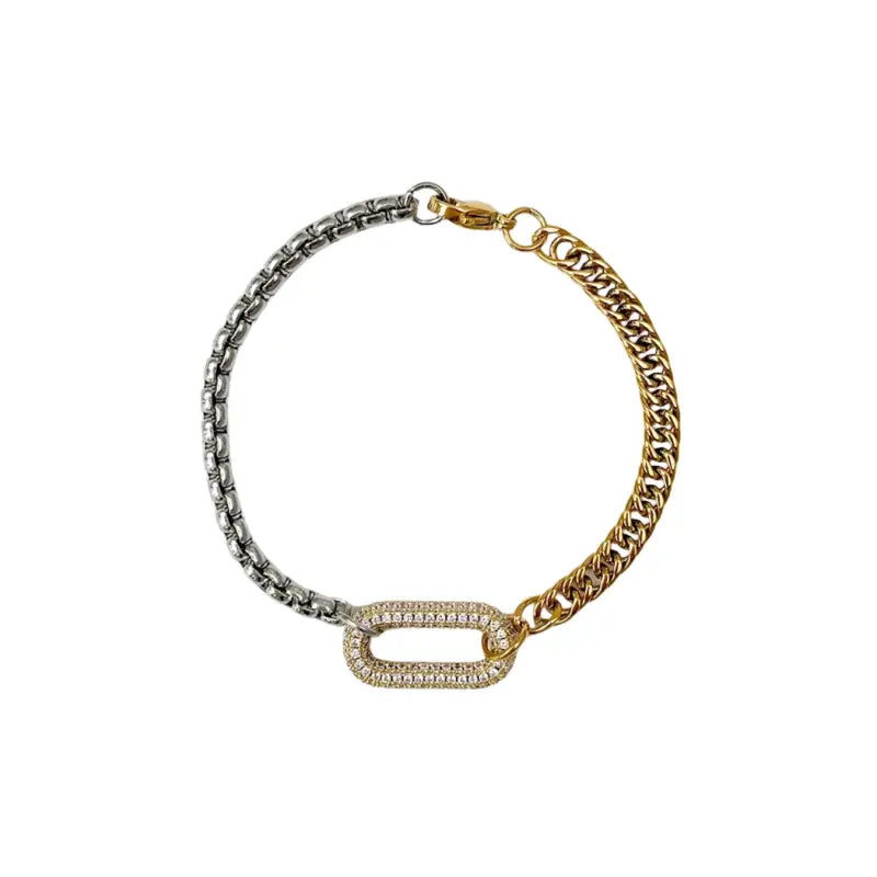 Daniels Den Oval Bracelet - Gold - Jewelry