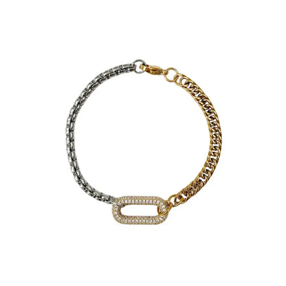 Daniels Den Oval Bracelet - Gold - Jewelry