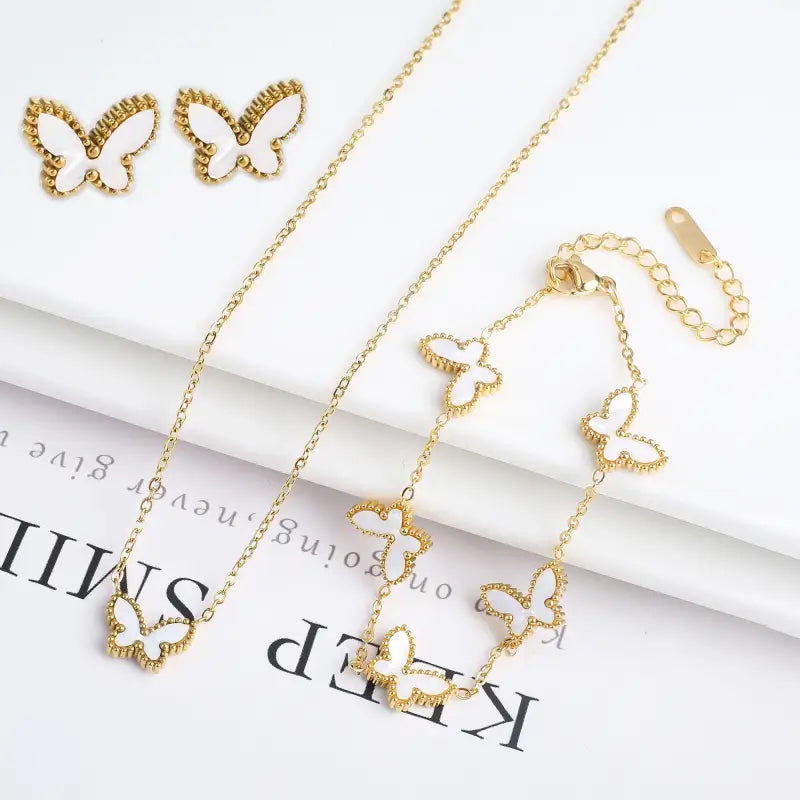 Delicate Butterfly Charm Necklace