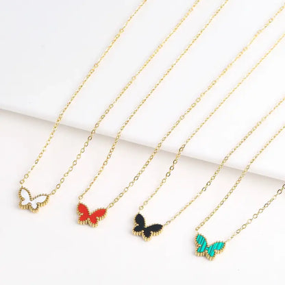 Delicate Butterfly Charm Necklace