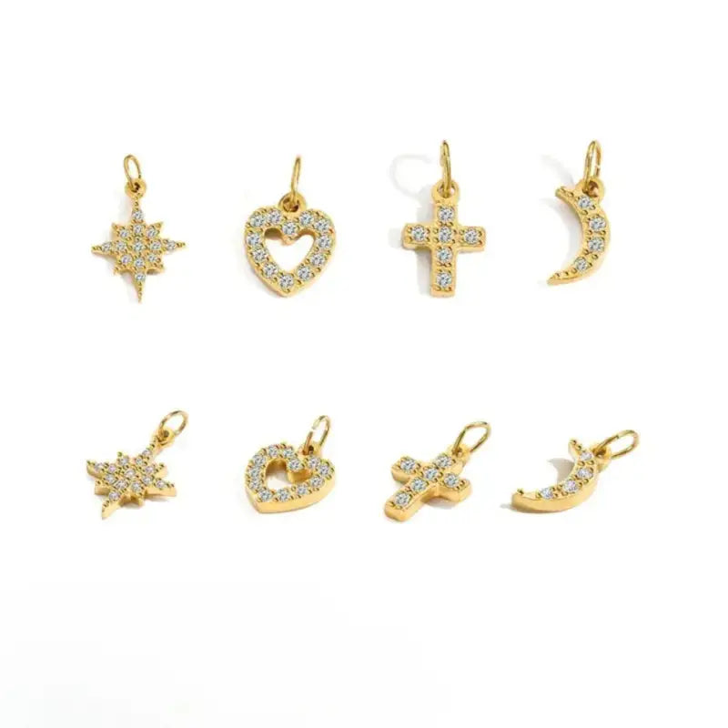 Diamond Glow Charms Jewelry