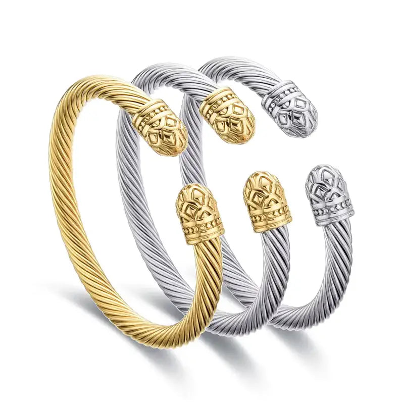 The Dominion Coil Bangle Bracelet - Jewelry