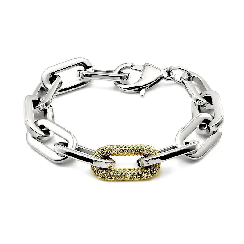 Dream Chaser Duotone Pave Bracelet