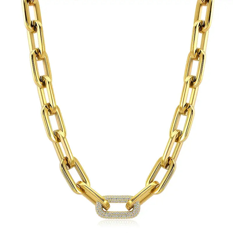 Dream Chaser Pave Link Necklace