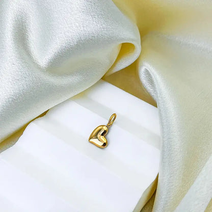 eManco New Heart Pendant High Quality Stainless Steel Gold Plated Women’s Necklace Fashion Trend Jewelry