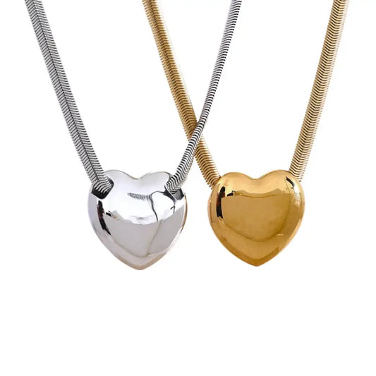 Endless Love Heart Pendant Necklace