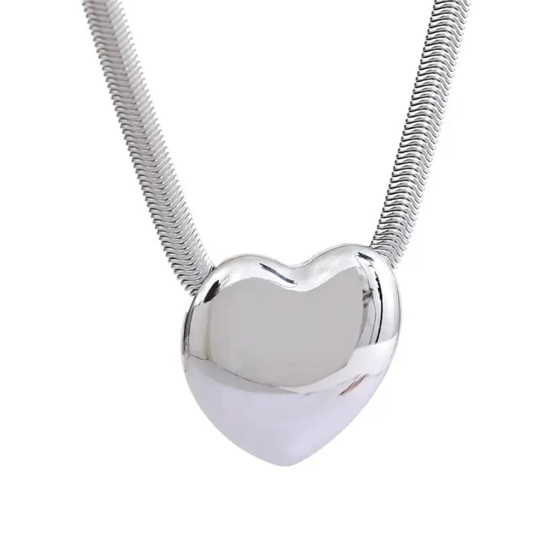 Endless Love Heart Pendant Necklace