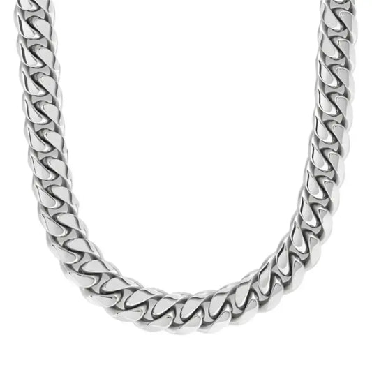 Forge Luxe Cuban Chain Necklace 12mm - Jewelry