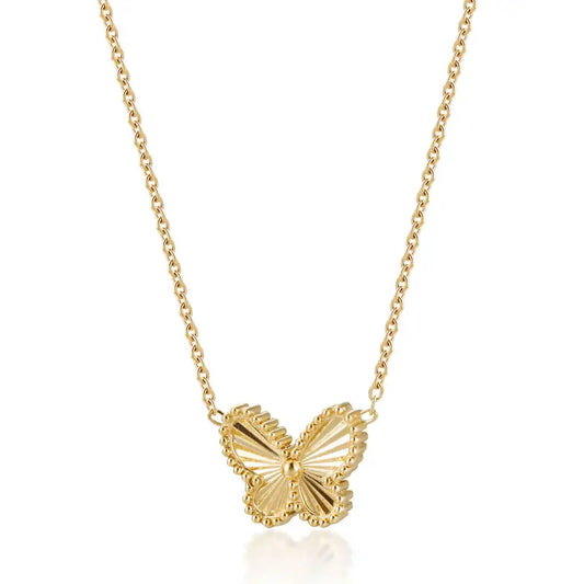 Freedom Bloom Necklace - 14K Gold Plated - Jewelry
