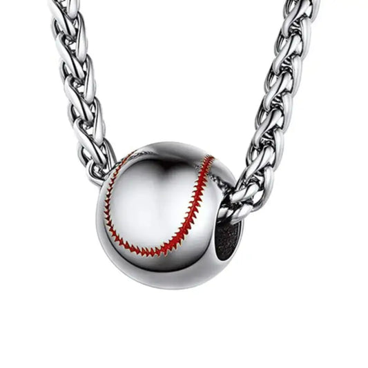 Game Day Baseball Pendant Necklace - Jewelry