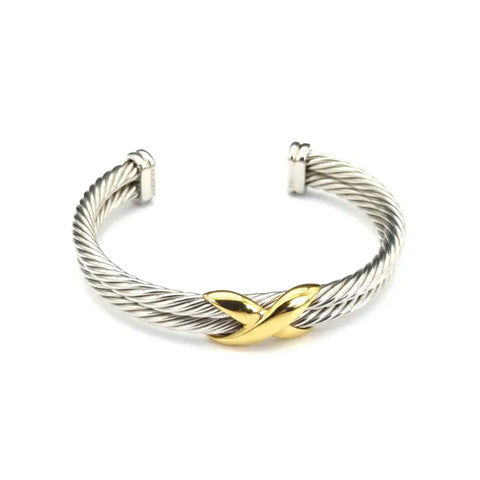 Double Blessing Cable Cuff – Single X