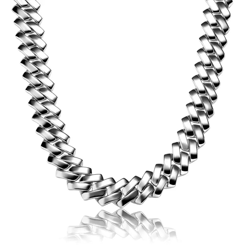 Zigzag Chain Necklace 18mm - Jewelry