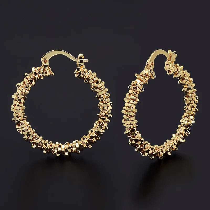 Golden Harvest Hoops - Jewelry