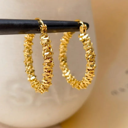 Golden Harvest Hoops - Jewelry