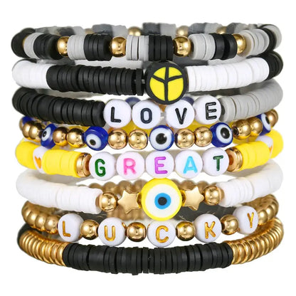 Golden Heart Glow Bracelets - Batlove Stack - Jewelry