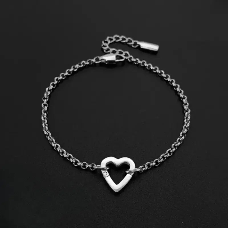 Haven Links Classic Bracelet Heart Silver Jewelry