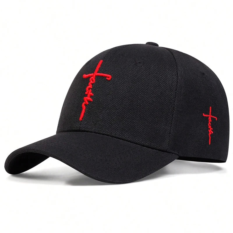 Fashion Faith Embroidery Baseball Cap Men Women Spring Summer Sun Hats Cotton Snapback Hat Unises Hip Hop Trucker Caps