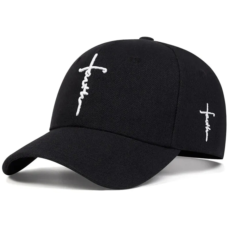 Fashion Faith Embroidery Baseball Cap Men Women Spring Summer Sun Hats Cotton Snapback Hat Unises Hip Hop Trucker Caps