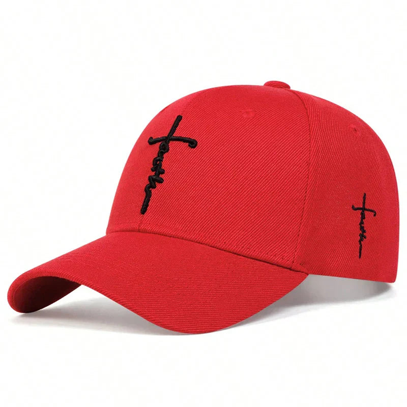 Fashion Faith Embroidery Baseball Cap Men Women Spring Summer Sun Hats Cotton Snapback Hat Unises Hip Hop Trucker Caps