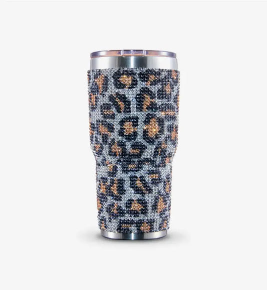 Leopard Heat Brew Keeper - 30oz - Tumbler