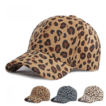 Women Winter Hat Leopard Pattern Corduroy Baseball Cap Men Retro Snapback Hip Hop Accessories Cotton Plain Warm Hats