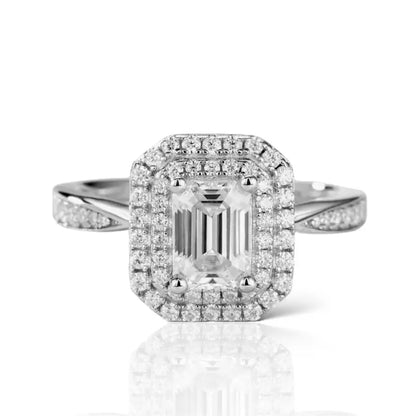 Lillian Moissanite Side Stone Ring - Jewelry