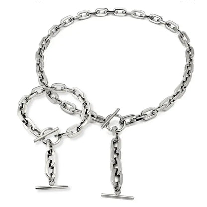 Limitless Links Toggle Clasp Stainless Steel Bracelet