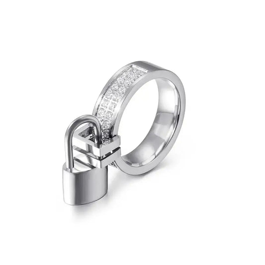 Locked In Zircon Ring