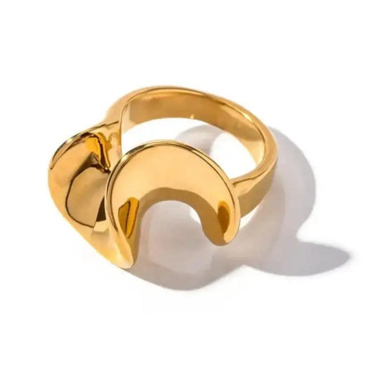 Luxe Ruffle Ring - 6 - Gold - Jewelry