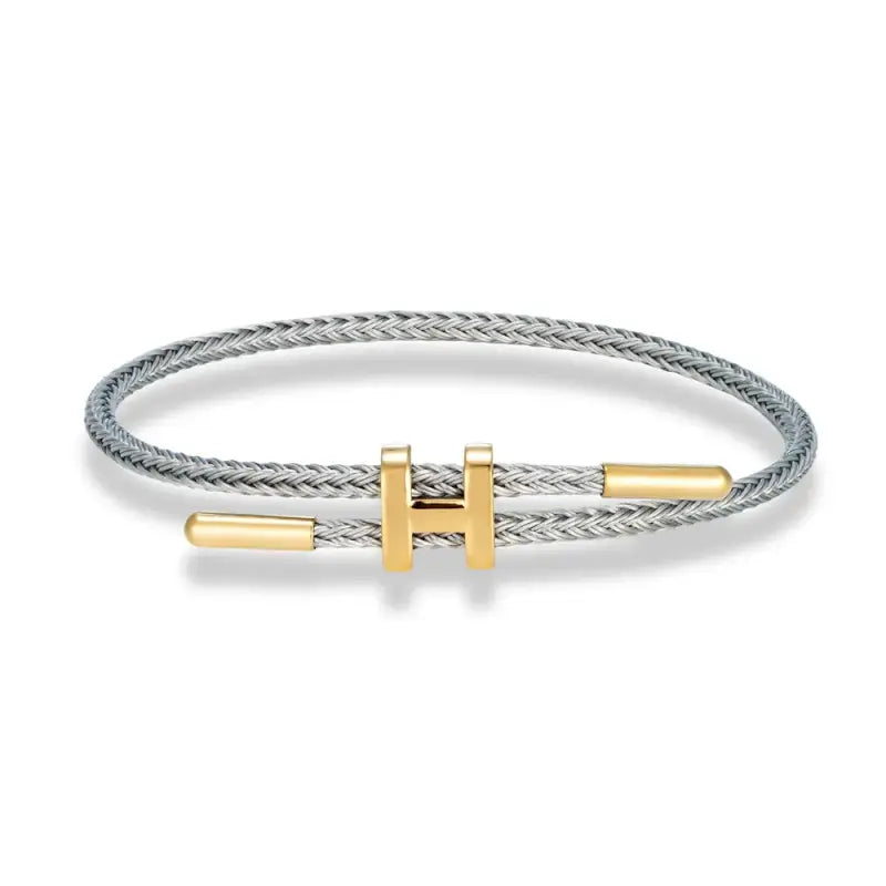 Luxury Multicolor Charm Adjustable Bracelet Fashion No Fade Stainless Steel Wire Waterproof Rope for Men Women Couple