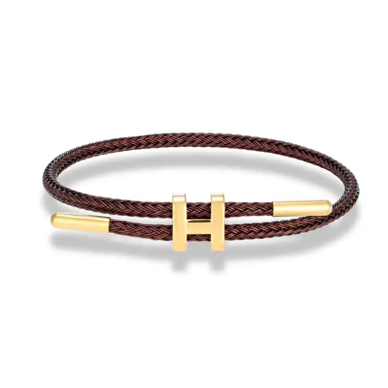 Luxury Multicolor Charm Adjustable Bracelet Fashion No Fade Stainless Steel Wire Waterproof Rope for Men Women Couple