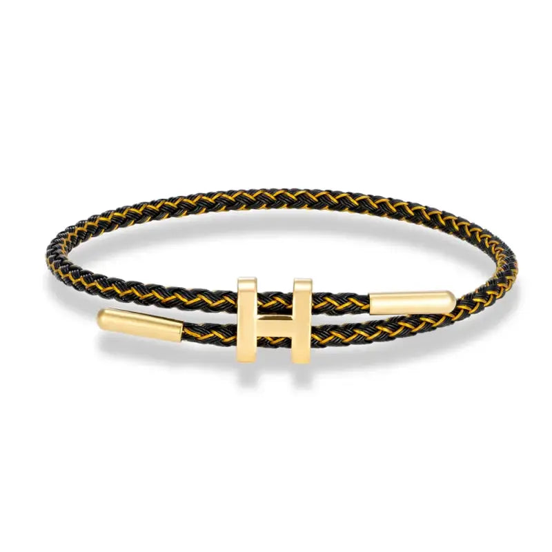 Luxury Multicolor Charm Adjustable Bracelet Fashion No Fade Stainless Steel Wire Waterproof Rope for Men Women Couple
