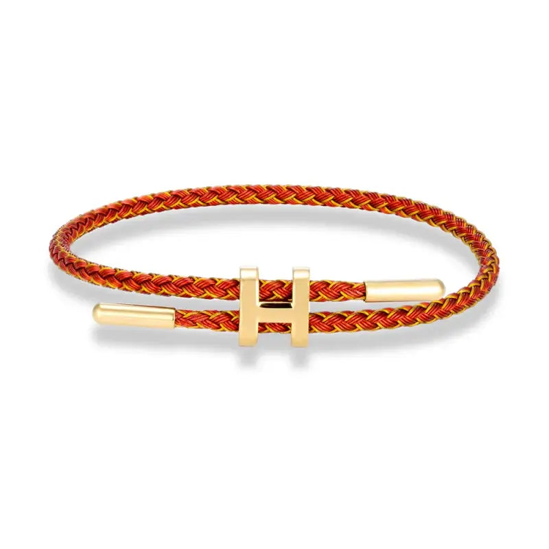 Luxury Multicolor Charm Adjustable Bracelet Fashion No Fade Stainless Steel Wire Waterproof Rope for Men Women Couple
