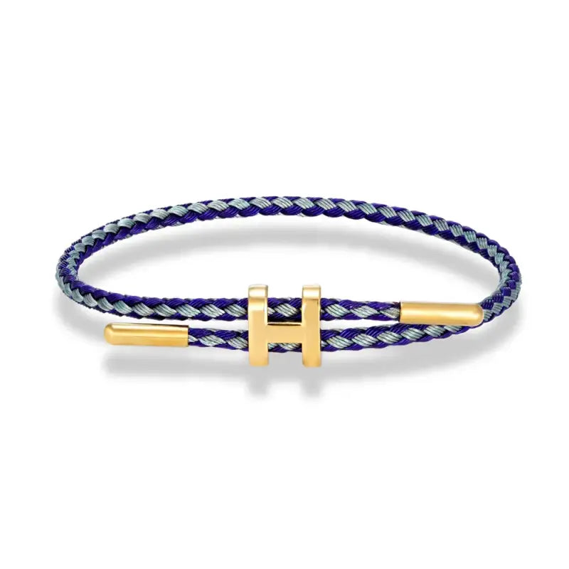 Luxury Multicolor Charm Adjustable Bracelet Fashion No Fade Stainless Steel Wire Waterproof Rope for Men Women Couple