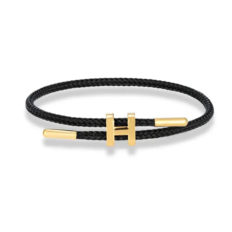 Luxury Multicolor Charm Adjustable Bracelet Fashion No Fade Stainless Steel Wire Waterproof Rope for Men Women Couple