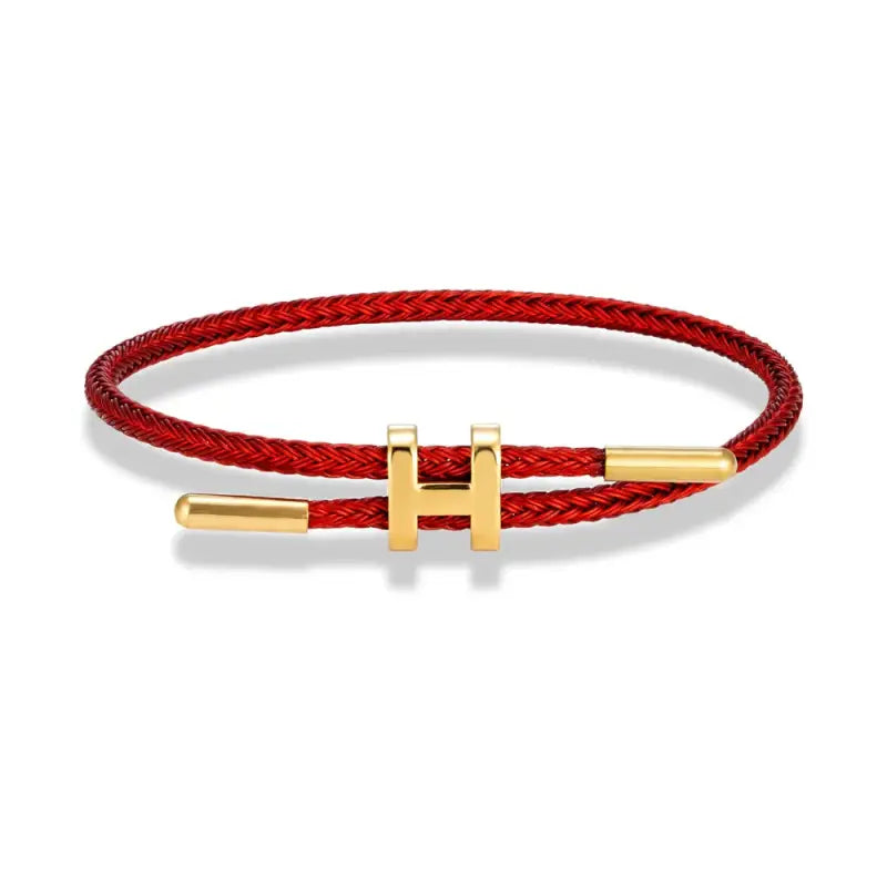 Luxury Multicolor Charm Adjustable Bracelet Fashion No Fade Stainless Steel Wire Waterproof Rope for Men Women Couple
