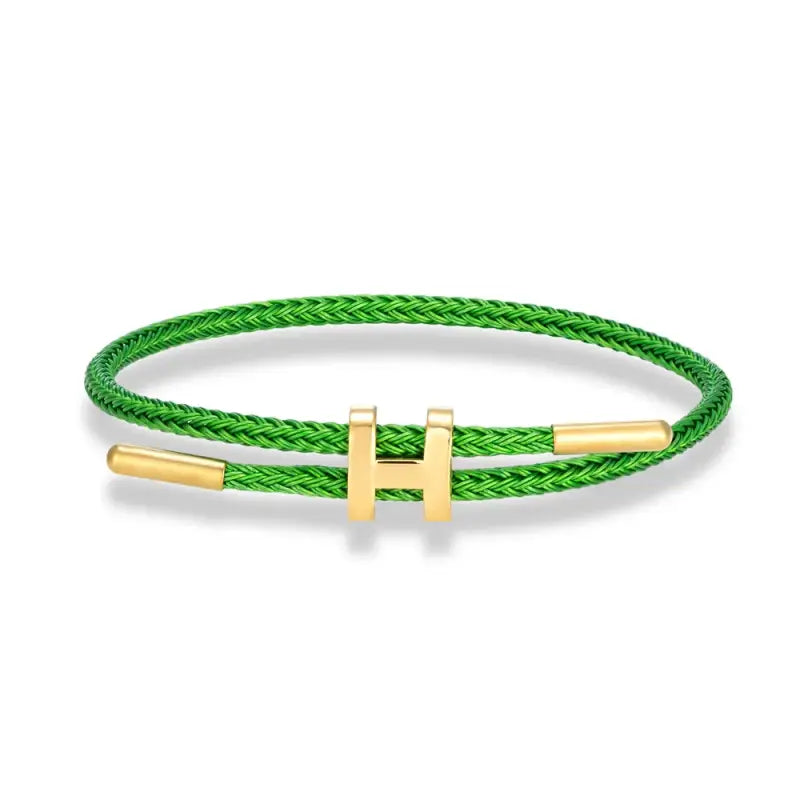 Luxury Multicolor Charm Adjustable Bracelet Fashion No Fade Stainless Steel Wire Waterproof Rope for Men Women Couple