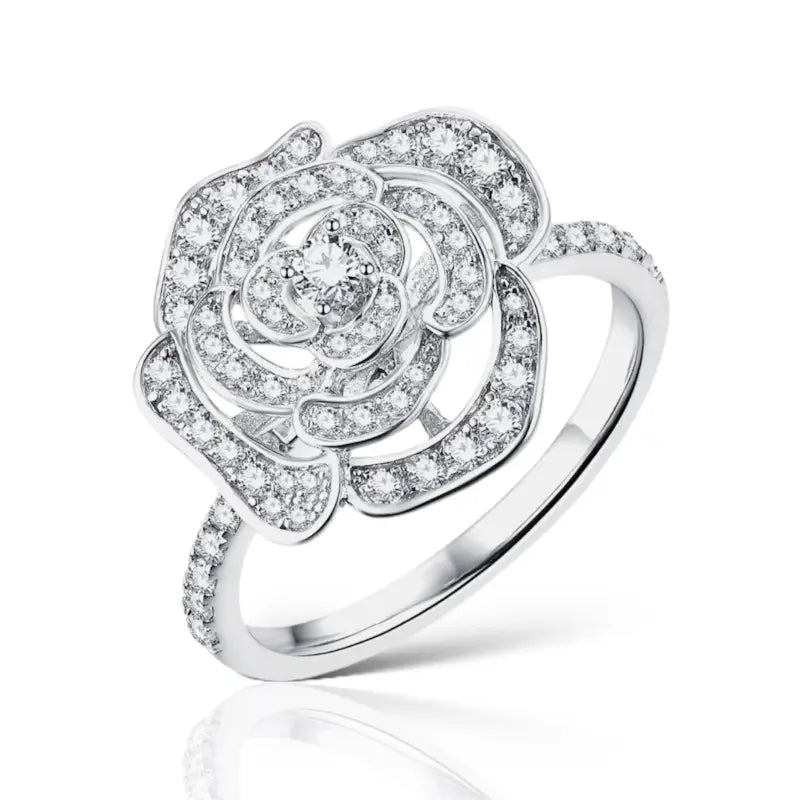 Magnolia Moissanite Ring - Jewelry