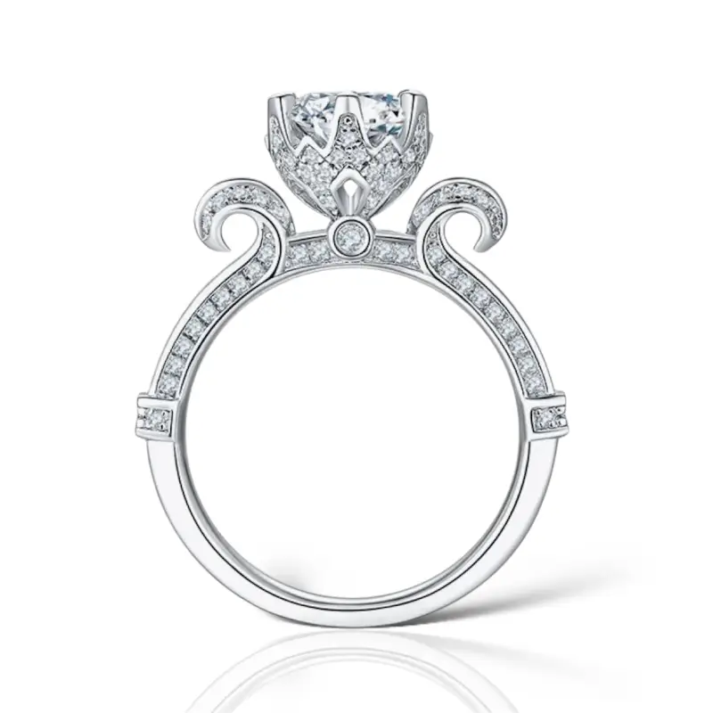 Martha Moissanite Ring - Jewelry