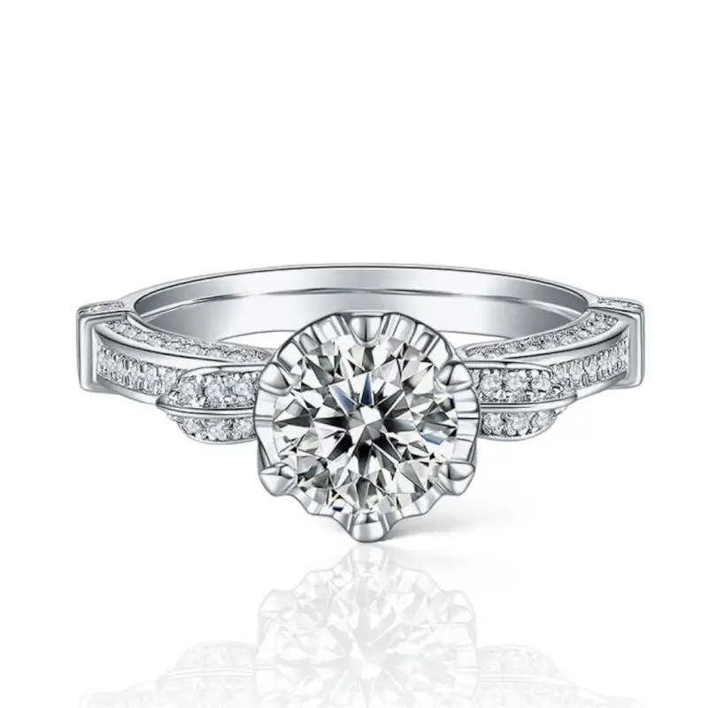 Martha Moissanite Ring - Jewelry